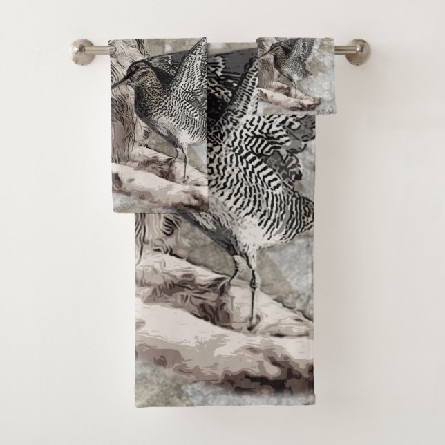 English Setter Tapestry Poster Canvas Print Acryli Badhandtuch Set (Insitu)