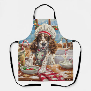English Setter Weihnachtsbäckerei: Festliches Weih Schürze