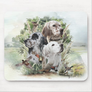 English Setters Mousepad