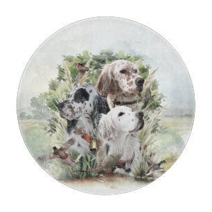 English Setters Schneidebrett
