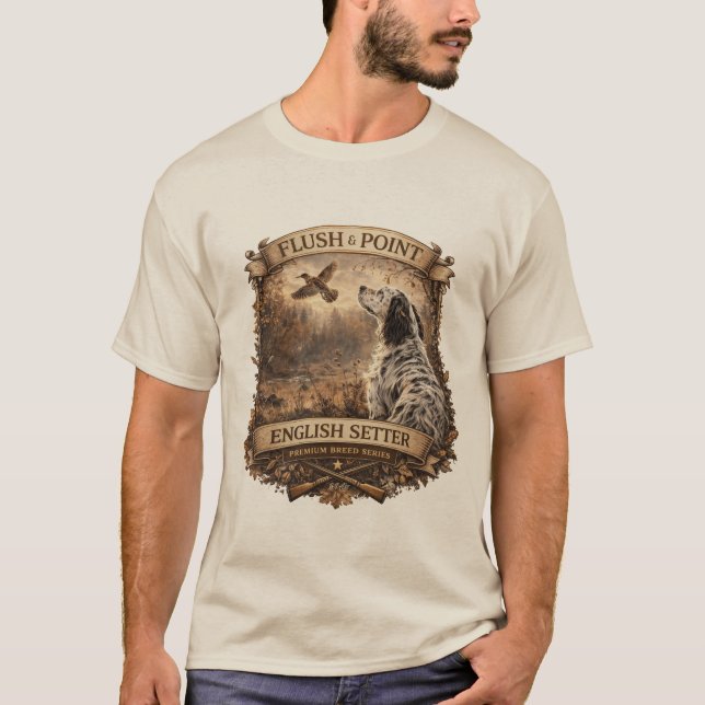 English Setters T-Shirt (Vorderseite)