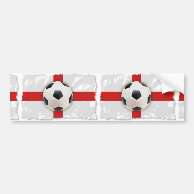 English Soccer Autoaufkleber (Vorne)