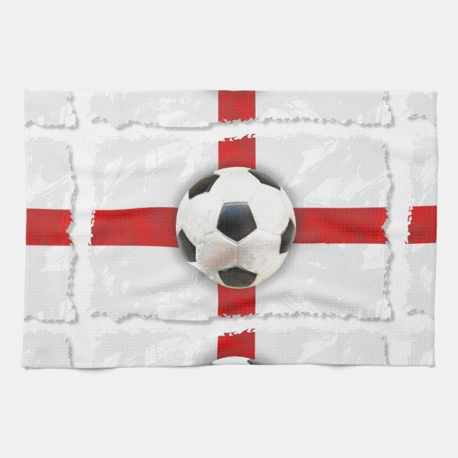 English Soccer Geschirrtuch (Horizontal)