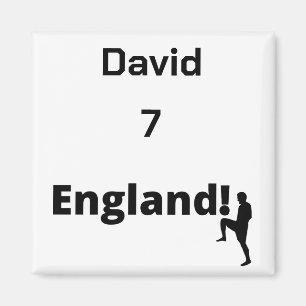 English Soccer Player anpassbar Magnet