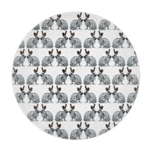English Spot Frenzy Glass Cutting Board Schneidebrett