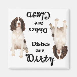 English Springer Lovers Spanisch Geschirrspüler Ma Magnet