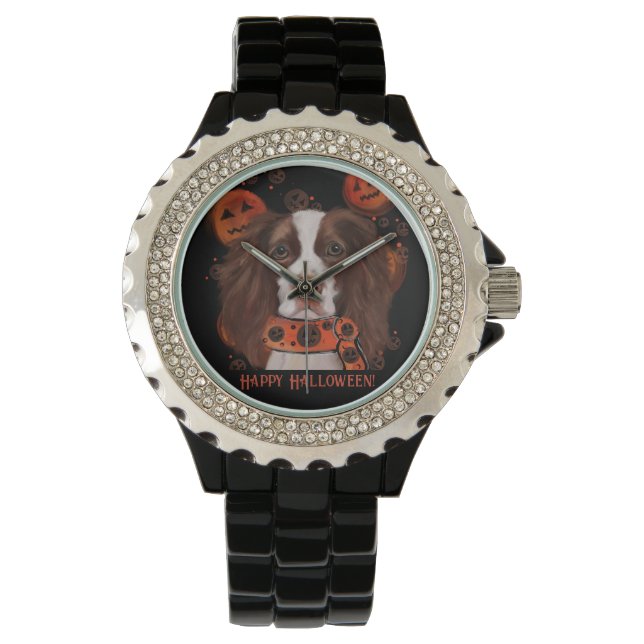 English Springer Spanel Armbanduhr (Vorderseite)