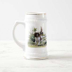 English Springer Spanel Bierglas