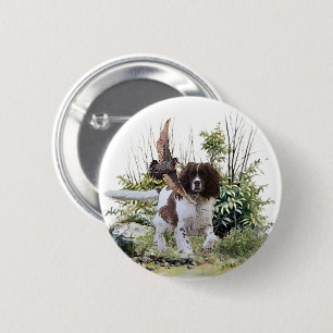 English Springer Spanel Button