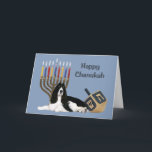 English Springer Spanel Chanukah Card Menorah Dre Feiertagskarte<br><div class="desc">Familie und Freunde während der Chanukah Saison zu erinnern ist eine wunderbare Möglichkeit, in Touch mit den Menschen behalten, die Sie Liebe und kümmern sich. Ich habe diese Chanukah-Karten mit Liebe und Sorgfalt erstellt, und ich bin sicher, jeder, der Lieben Hunde wird sich freuen, sie zu erhalten. Sie haben die...</div>