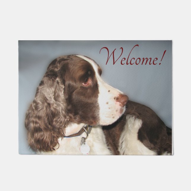 English Springer Spanel Doormat  Fußmatte (Vorderseite)