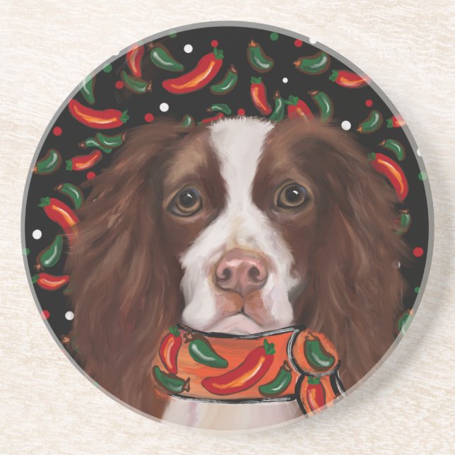 English Springer Spanel Getränkeuntersetzer (Vorne)