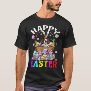 English Springer Spanel Happy Oaster Bunny Eg T-Shirt