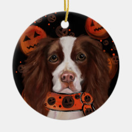 English Springer Spanel Keramik Ornament