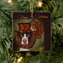 English Springer Spanel Keramikornament