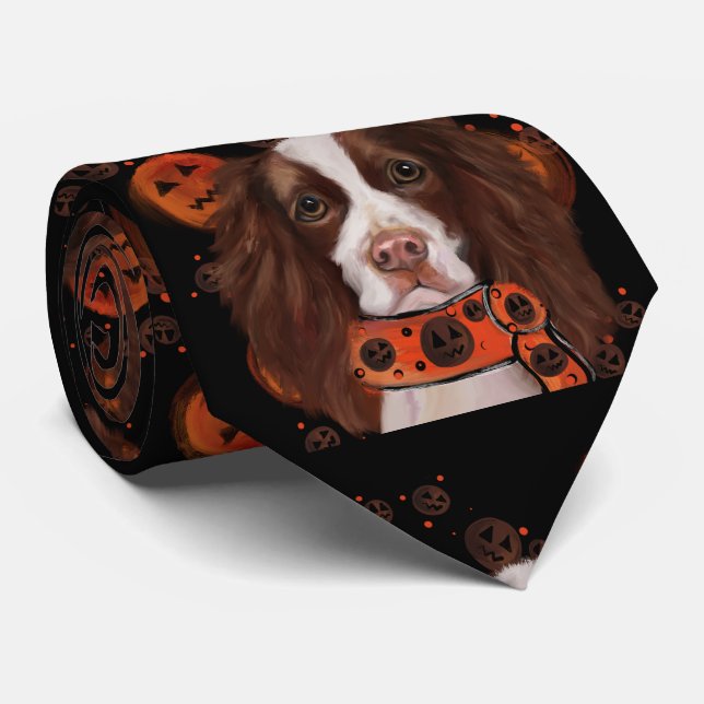 English Springer Spanel Krawatte (Gerollt)