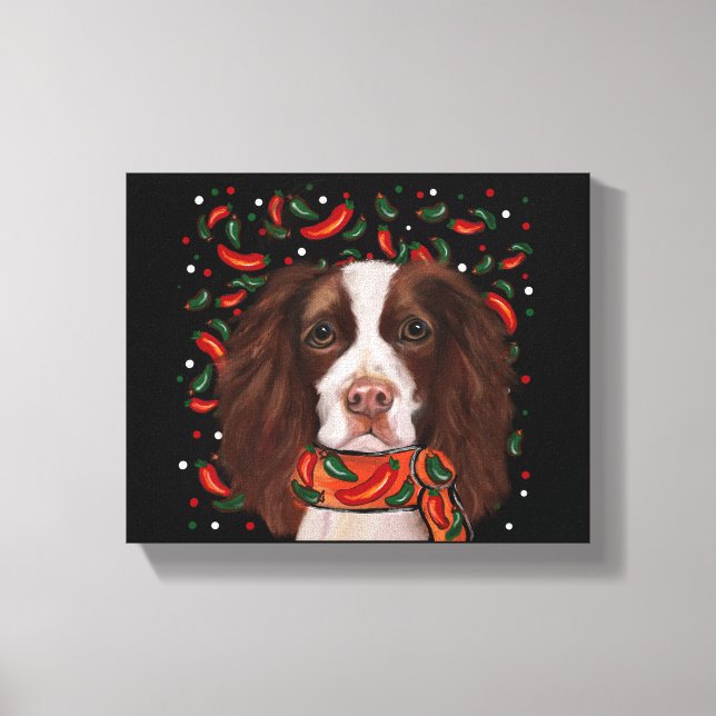 English Springer Spanel Leinwanddruck (Vorderseite)