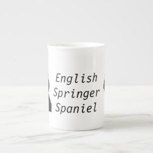 English Springer Spanel Prozellantasse