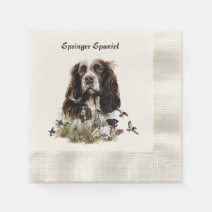 English Springer Spanel Serviette