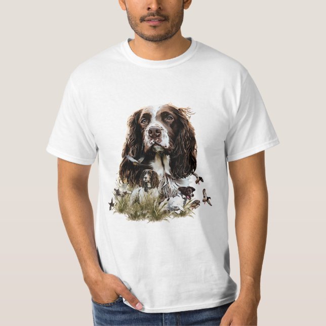 English Springer Spanel T-Shirt (Vorderseite)