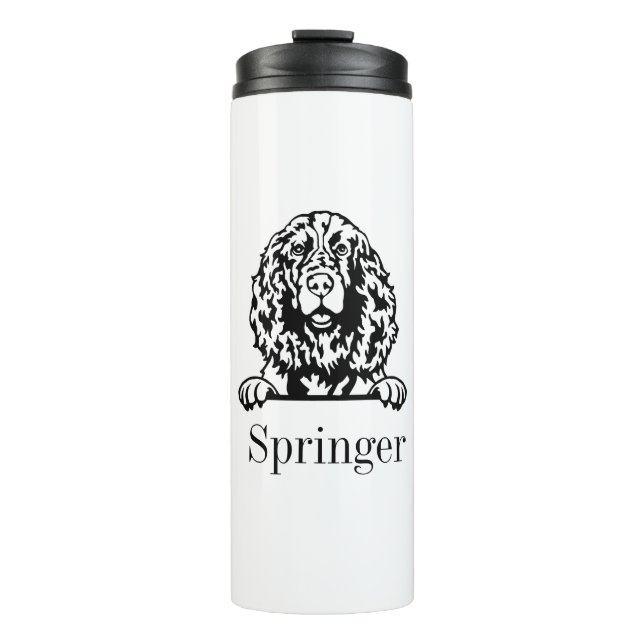 English Springer Spanel Thermosbecher (Vorderseite)