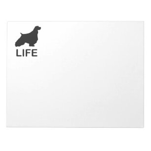English Springer Spaner Silo Life Notizblock