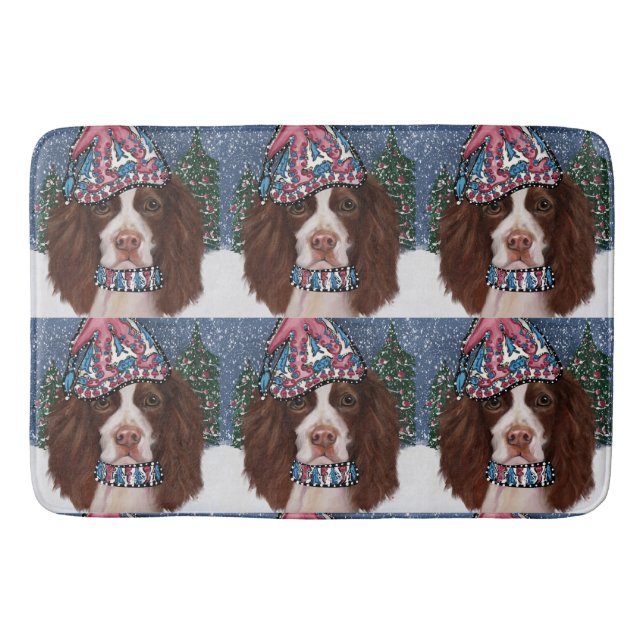 ENGLISH SPRINGER SPANIEL BADEMATTE (Vorderseite)