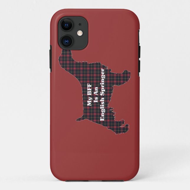 English Springer SPANIEL BESTE FREUNDIN Case-Mate iPhone Hülle (Rückseite)