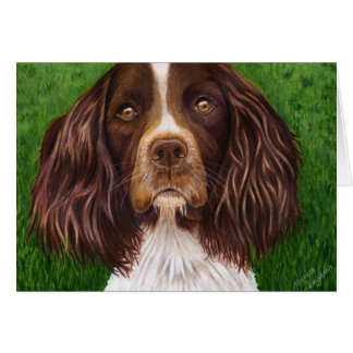 English Springer Spaniel Dog Art - Major