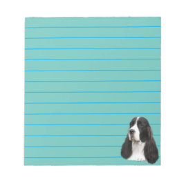 English Springer Spaniel Dog Notizblock