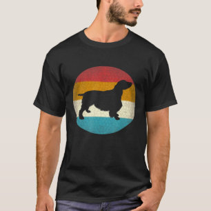 English Springer Spaniel Dog - Vintage For Dog T-Shirt