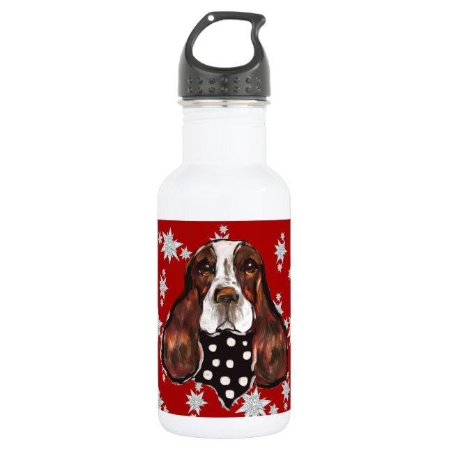 ENGLISH SPRINGER SPANIEL EDELSTAHLFLASCHE (Vorderseite)