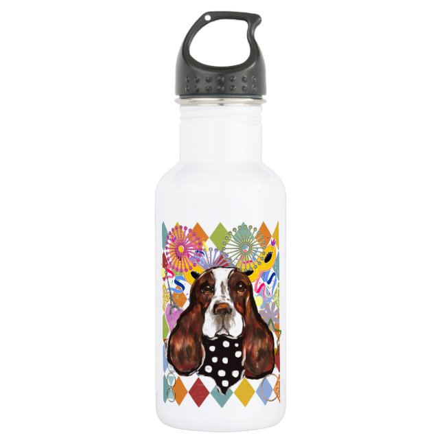 ENGLISH SPRINGER SPANIEL EDELSTAHLFLASCHE (Vorderseite)