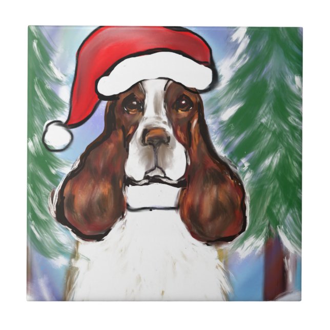 ENGLISH SPRINGER SPANIEL FLIESE (Vorderseite)