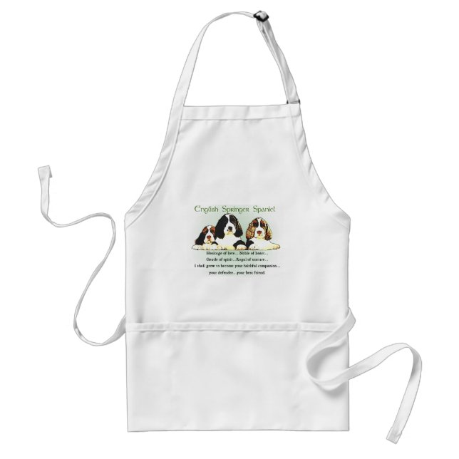 English Springer Spaniel Gifts Schürze (Vorne)