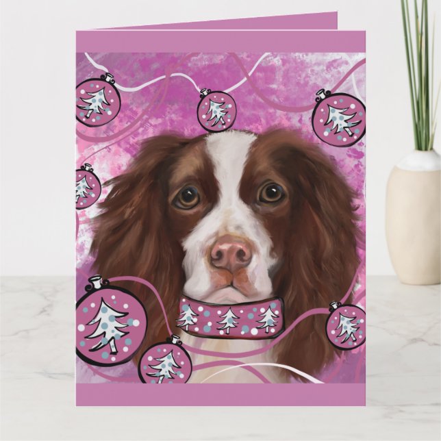 ENGLISH SPRINGER SPANIEL KARTE (Vorderseite)