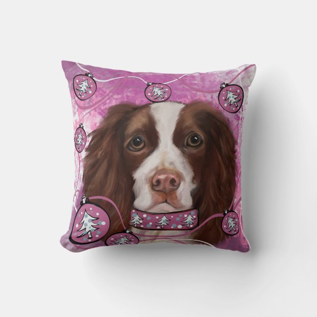 ENGLISH SPRINGER SPANIEL KISSEN (Vorderseite)