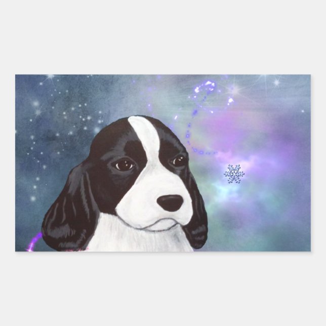 English Springer Spaniel Puppy Stickers (Vorderseite)