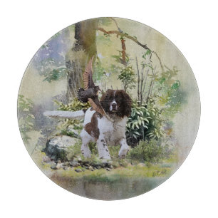 English Springer Spaniel Schneidebrett