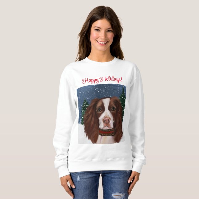 ENGLISH SPRINGER SPANIEL SWEATSHIRT (Vorne ganz)