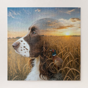 English Springer Spaniel und Fasan