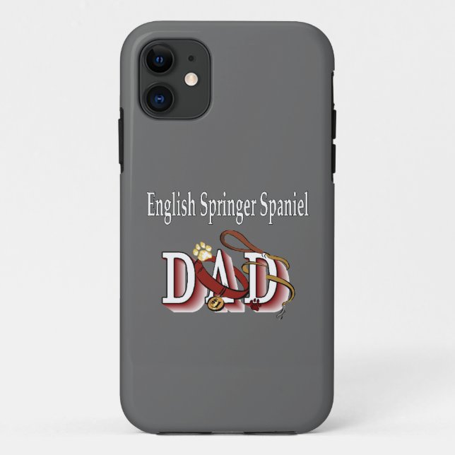 English Springer Spaniel Vater Case-Mate iPhone Hülle (Rückseite)