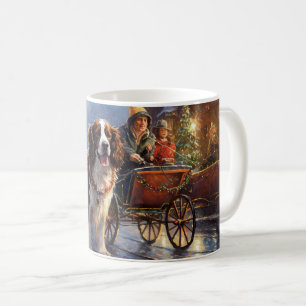 English Springer Spaniel Weihnachtsfestliche Jahre Kaffeetasse