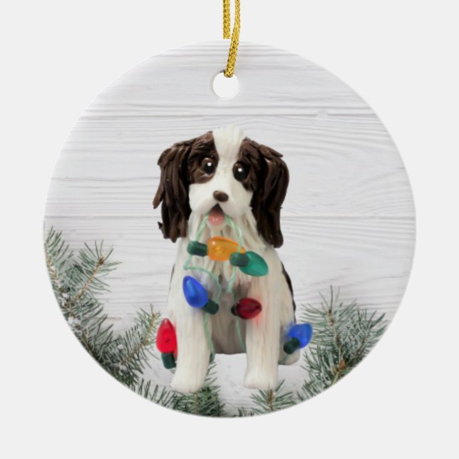 English Springer Spaniel Weihnachtsschmuck (Vorne)