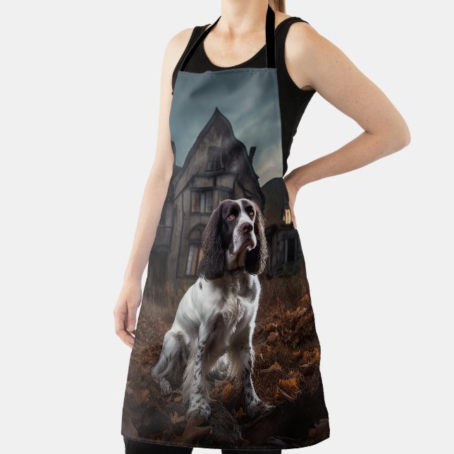English Springer Spanier Halloween Beängstigend Schürze (InSitu)