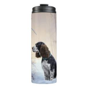 English Springer Spanier Let It Snow Christmas Thermosbecher