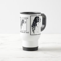 English Springer Spanier Vintag Art Personalisiert