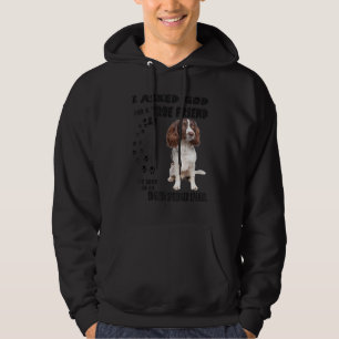 English Springer Spanisch Zitat Mama Vater Print, Hoodie