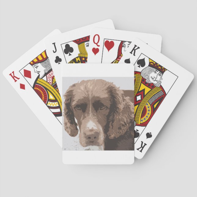 English Springer Spielkarten (Rückseite)