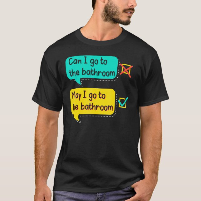 English Teacher Grammar Teaching School Grammarian T-Shirt (Vorderseite)